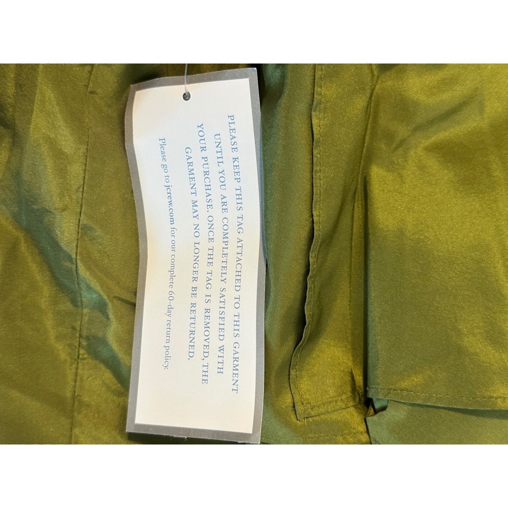 New With Tags, J.Crew Lorelei 100% Silk Strapless Cocktail Dress Size 8 - Picture 7 of 7